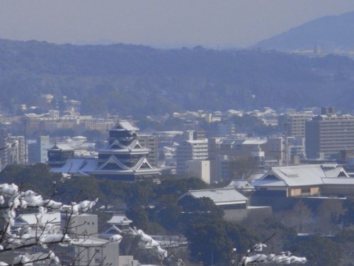 強引にお城に寄ってみる。