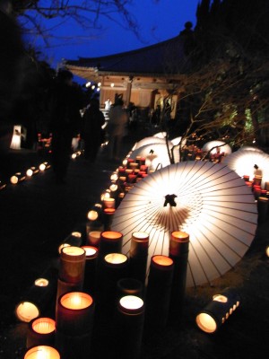 金剛乗寺のライトアップ